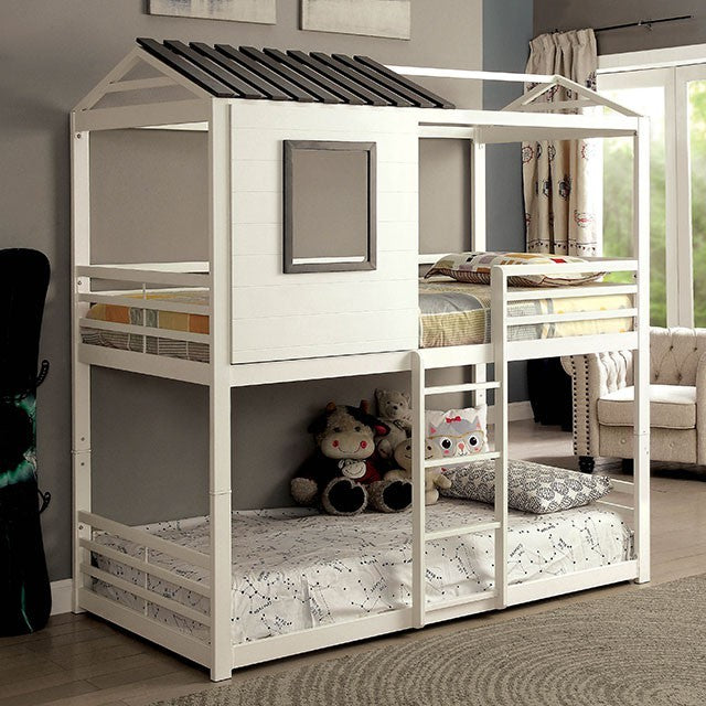 Stockholm Twin Over Twin Bunk Bed White