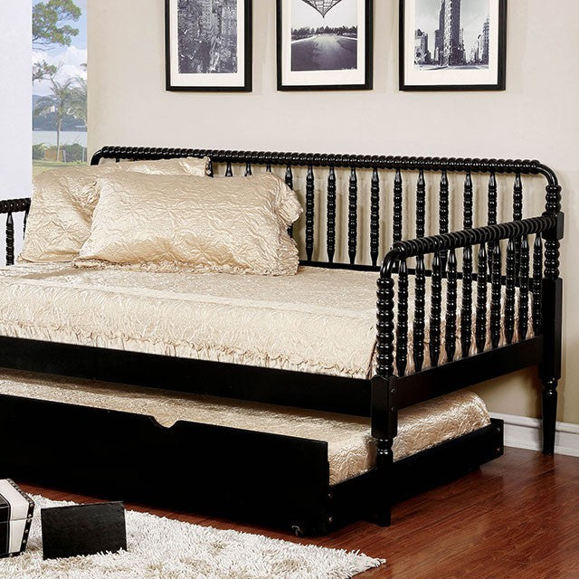 Linda Twin Daybed Trundle Black