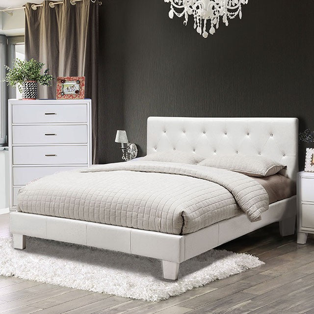 Velen Twin Bed White