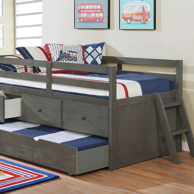 Anisa Twin Loft Bed Grey