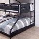 Lodida Full Over Twin Over Queen Bunk Bed