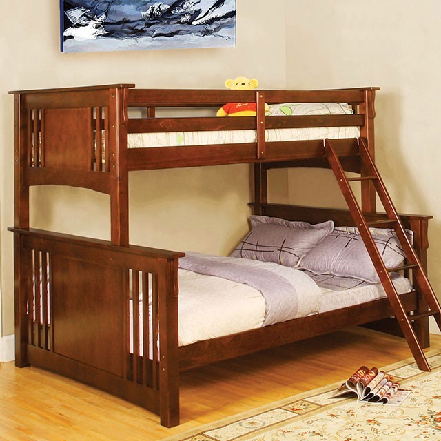 Spring Creek Twin Over Full Bunk Bed Oak