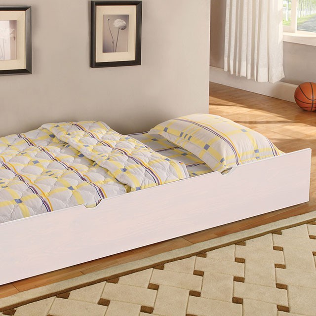 Linda Twin Daybed Trundle White